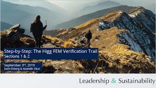 On the Higg FEM Verification Trail, Sections 1 & 2