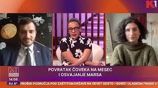 Put na Mesec I Andrea Rajšić, Zoran Tomić, Branko Zvezdar Simonović I MI DANAS na K1 televiziji