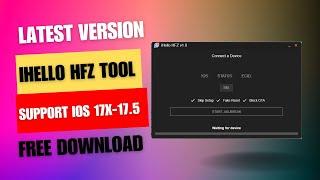 iHello HFZ Tool V1.5 Windows Tool iPhone and iPad ICloud Bypass Tool