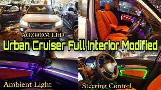 Urban Cruiser Interior Modification | Steering Control, Ambient Light, Aozoom Led, | Car Accessories
