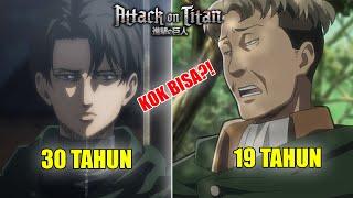 Semua Umur Karakter Anime Attack on Titan..!! | Wajah Awet Muda Tapi Umur Sudah...