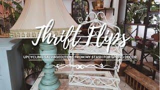 Thrift Flips • Trash to Treasure • Upcycling Some of the Bulkier Items In My Stash • Upcycled Decor