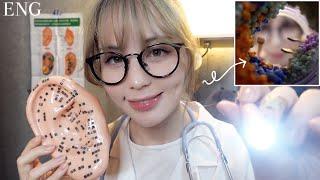 English ASMR Ear Cleaning & Acupuncture Clinic+Some Japanese whispers