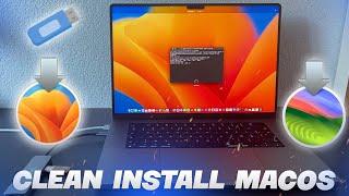 How to Clean Install macOS Sonoma with a bootable USB installer - Boost your MacBook's Performance