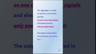 Boolean Algebra - Logic Gates | Sarita's Teachdesk