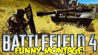 Battlefield 4 Funny Montage! Riot Shield vs Tank, MLG Revenge & More (BF4 Funny Moments)