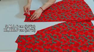 Only 1 meter Fabric️ Very Easy Cut in 5 minute and Sew only 10 minute ️ For Beginners Sewing