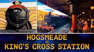 Hogwarts Express from Hogsmeade to King's Cross Station at the Wizarding World of Harry Potter