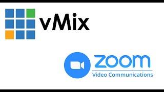 Adding Zoom Video Conference to vMix - WITHOUT MOUSE SEEN IN VMIX (USING ONE DISPLAY)