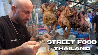 Eating Jelly Fish and Durian Fruit at the Thai Night Markets | Cooking with Volk