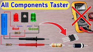 How To Make All In One Component Tester || All Component Tester || Continuity Tester