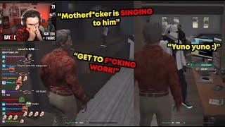 Ray_C reacts to how Lang treats everyone vs how he treats YUNO | GTA V RP NoPixel 4.0