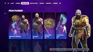 Fortnite Shop Stream warten auf Kratos (CC: FERJUSYT) #epicpartner