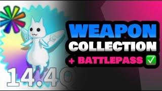 BATTLEPASS COMPLETE + WEAPON COLLECTION   WEAPON FIGHTING SIMULATOR ROBLOX PAPTAB