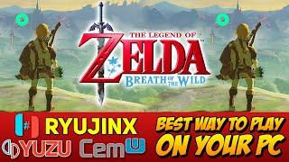 [2023] RYUJINX Vs CEMU Vs YUZU - Best emulator to play ZELDA BREATH OF THE WILD in PC?  Perf. Test