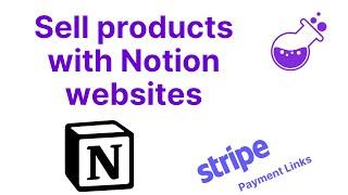 Sell products with your Notion website and Stripe