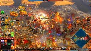 Epic Battle: Space Marines vs Orks, 3v3, Hard AI - Warhammer 40K: Dawn Of War 3 - Deathwatch Mod