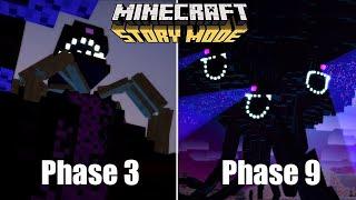 ALL Wither Storm Moments in Minecraft Story Mode