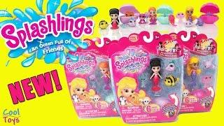 Splashlings with Mermaids collection and sea friends