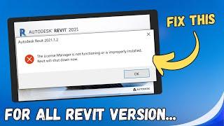 Fix The License Manager is Not Functioning Error in Revit Easily 