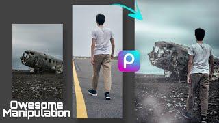 Realistic Photo Manipulation ( Changing Background ) #Picsart