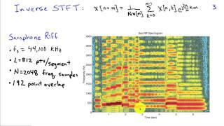 Short-time Fourier Transform and the Spectogram