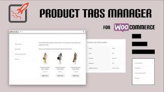 WOOCOMMERCE PRODUCT TABS MANAGER