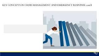 Crisis Management and Emergency Response new