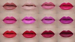 AVON True Color Perfectly Matte Lipsticks | Lip Swatches | Delia Ahmed