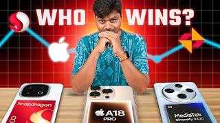 சபாஷ் சரியான போட்டி  ️ Apple vs Snapdragon vs MediaTek  Best FlagShip Processor for 2025 ?