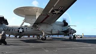 CARRIER FLIGHT OPS on the USS Carl Vinson (CVN 70) in the Pacific