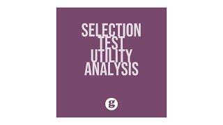 Selection Test Utility Analysis