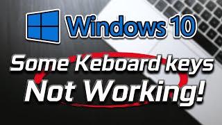 Fix Some Keys Not Working Laptop Keyboard  - 2024