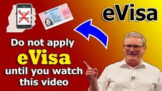 Do not apply for e Visa until you watch this video. #evisa #brp