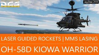 OH-58D Kiowa Warrior | Laser Guided Rockets | MMS Lasing | DCS World Deutsch