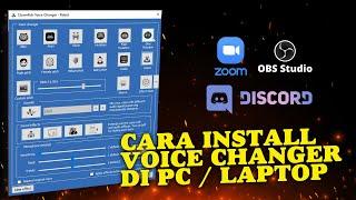 CARA INSTALL VOICE CHANGER DI PC/LAPTOP 2022 - CLOWNFISH VOICE CHANGER