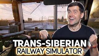 Уморительный симулятор машиниста электровоза  Trans-Siberian Railway Simulator [PC 2024]