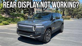 Rivian R1S/R1T Rear Display Not Working?