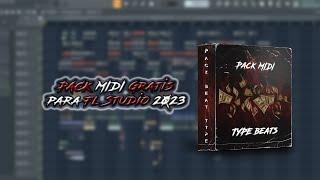 Libreria MIDI Gratis FL Studio 2023 -Reggaetón, Rap, Trap, Electrónica, House - notas para FL Studio