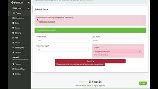 Field Validation Settings