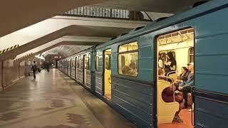 Парад поездов 2022. Отправление Еж3 со станции Белорусская