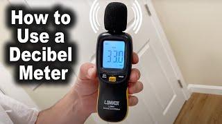 How to Use LONVOX Sound Level Meter | Amazon Decibel Meter