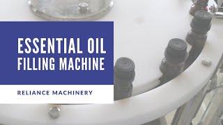 Automatic 3 ml amber glass bottle filling capping machine for essential oil | Reliance