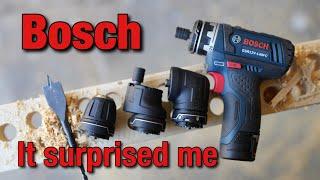 Bosch 12V Multi Head Drill...Really Surprised Me...GSR12V-140FC