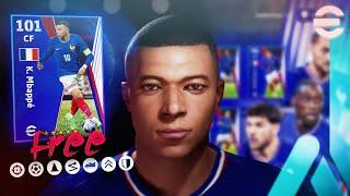 101 FREE Mbappe is GOOD (best build, skills & review) | eFootball 24