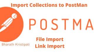 Import Collections & Environments into PostMan || JSON Files || Raw Link