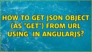 How to get JSON object (as 'GET') from url using $resource in angularjs?