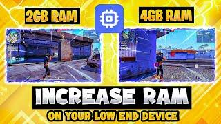 How to Increase your RAM in Low End device | Fix Lag in free fire 2GB ram