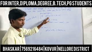 C Language | Java | Python | Passionate Trainer For Freshers | Kovur | Nellore District | Bhaskar