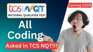 ALL !! TCS NQT Advance Coding Questions 2024  | Recent Paper | UBK Anna